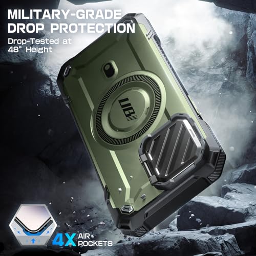 SUPCASE for iPhone 15 Pro Max Case with Camera Cover Stand UBMag XT Compatible with MagSafe Builtin Kickstand MilitaryGrade Protection Heavy Duty Rugged Magnetic Phone Case Guldan - Image 3