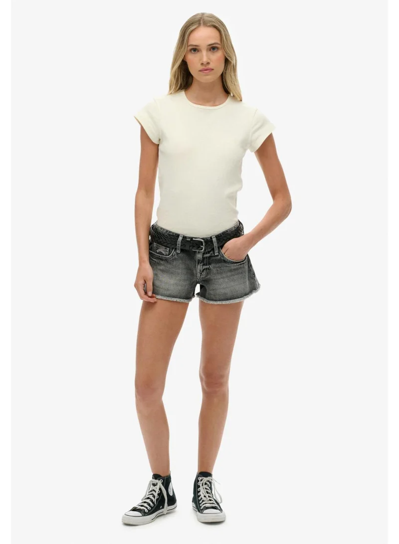 سوبر دراي Low Rise Denim Hot Shorts