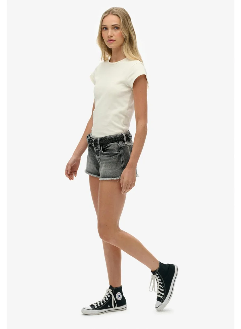 Superdry  Low Rise Denim Hot Shorts for Women | Best Price UAE