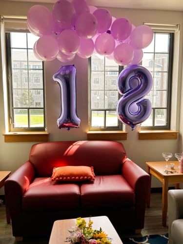 Mluchee 40 Inch Number 8 Balloon, Purple 8 18 28 80 Birthday Balloons for Men Boys, 8th Birthday Decorations Party Supplies, Wedding, Graduations - Image 4