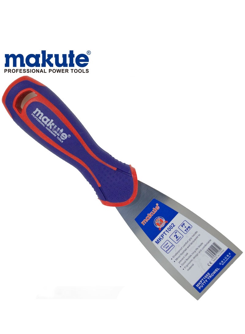 makute Putty Trowel 50mm Pp+Tpr 0.7mm Fine Polishing