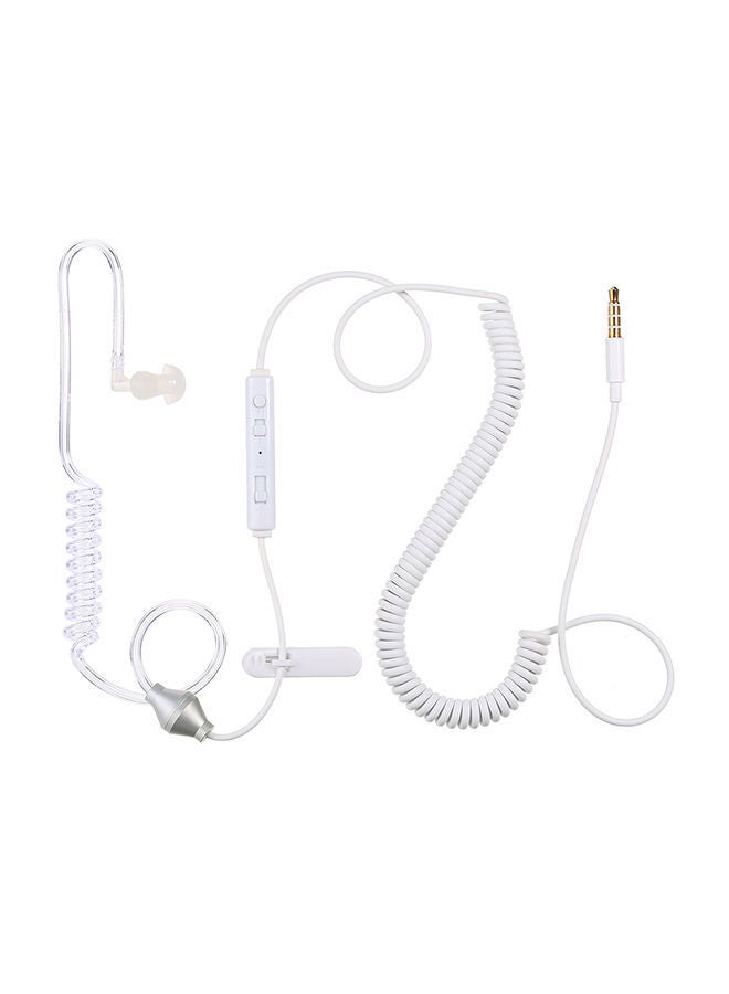 NIBEMINENT Smart Intelligent Multifunctional In-Ear Stereo Headphone White/Clear  - Image 1