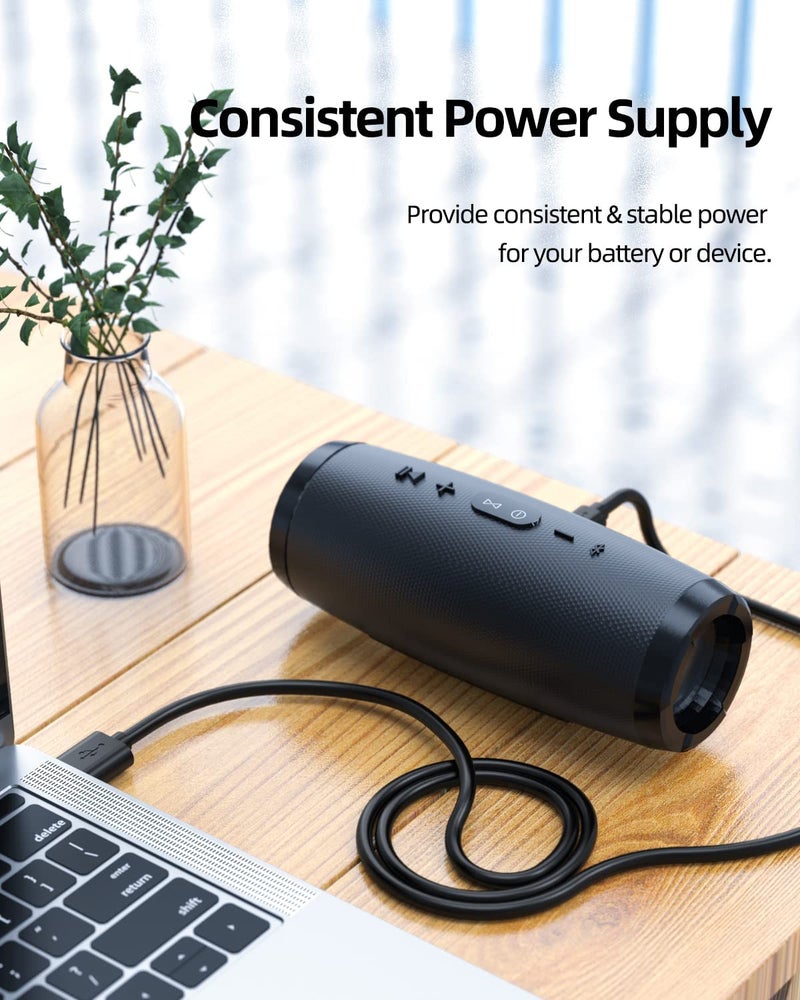 Superer 5Ft Micro USB Charger Cable Fit for JBL Flip 4, Flip 3, Flip 2, JBL Charge 3, Charge 2, Charge 2+ Plus, Pulse 3, Pulse2, Clip 2, Clip 3, GO, GO2 Wireless Bluetooth Speaker Power Adapter Cord - Image 5