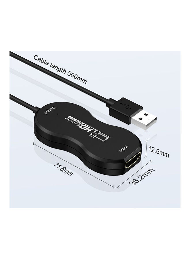 NIBEMINENT USB 2.0 Capture Card Black - Image 3