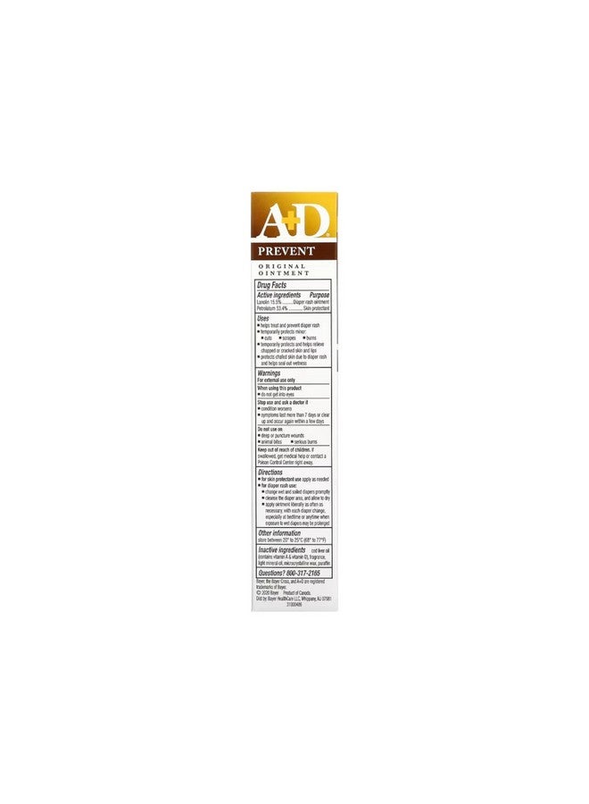A&D Diaper Rash Ointment & Skin Protectant, Original -1.5 Ounces - 2 Pack - Image 3