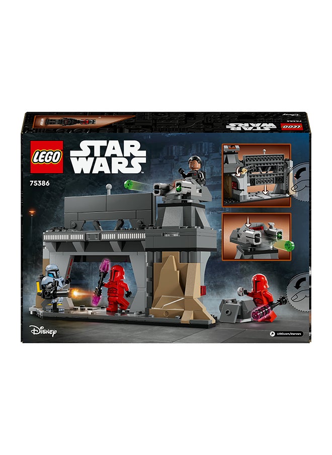 LEGO - Star Wars: The Mandalorian Paz Vizsla And Moff Gideon Battle, Collectible Brick-Built Playset For Kids, Fantasy Gift Idea For Creative Boys And Girls Aged 7 And Over (289 Pieces) 75386 - Image 1