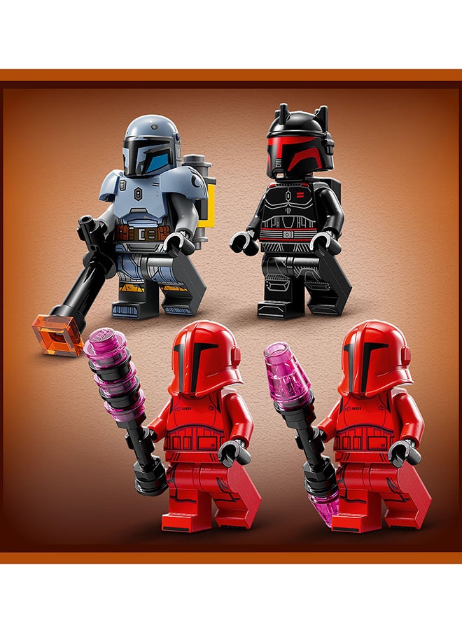 LEGO - Star Wars: The Mandalorian Paz Vizsla And Moff Gideon Battle, Collectible Brick-Built Playset For Kids, Fantasy Gift Idea For Creative Boys And Girls Aged 7 And Over (289 Pieces) 75386 - Image 1