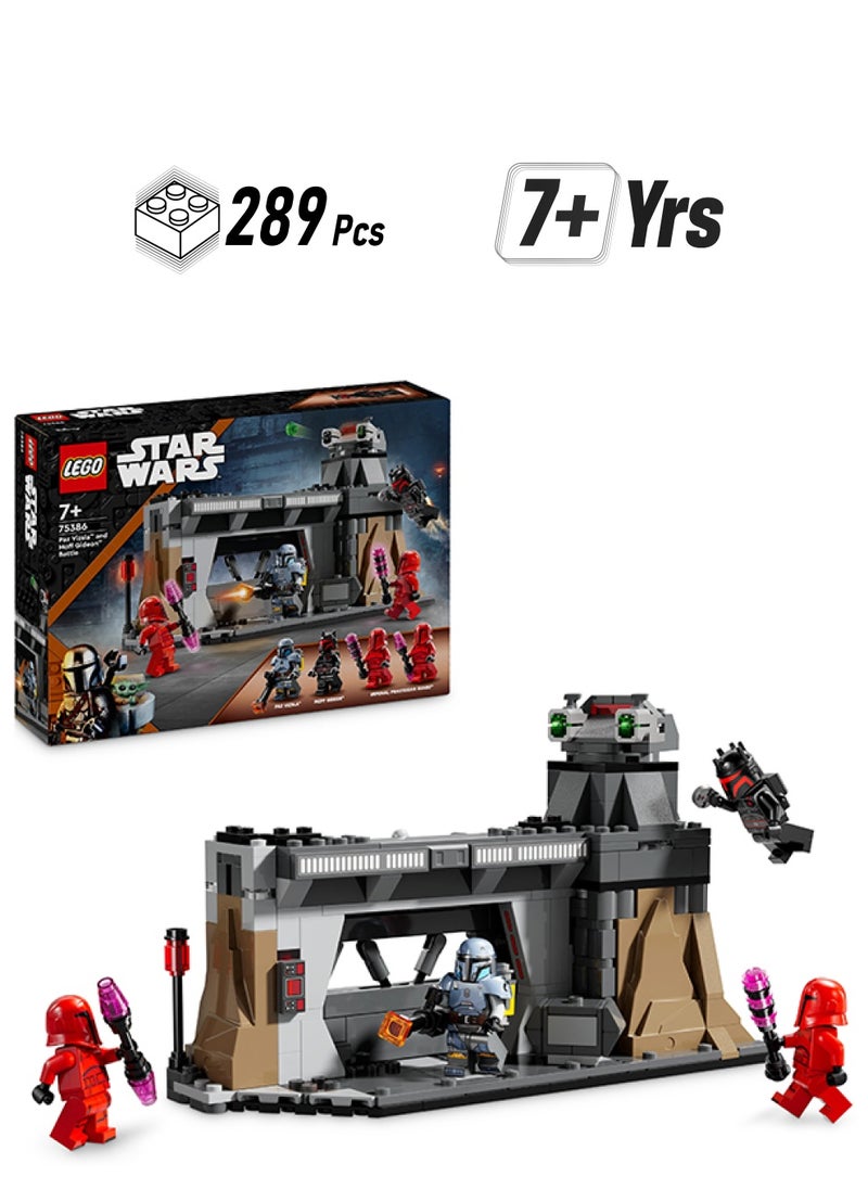 LEGO Star Wars™ Paz Vizsla™ and Moff Gideon™ Battle 75386 (289) Pieces  - Image 1
