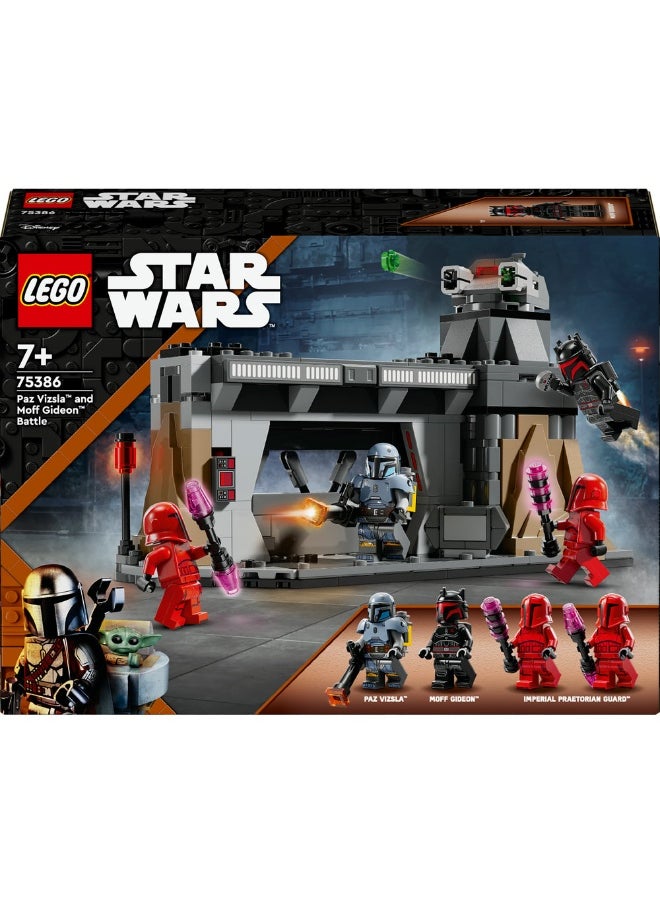 LEGO Star Wars™ Paz Vizsla™ and Moff Gideon™ Battle 75386 (289) Pieces  - Image 2