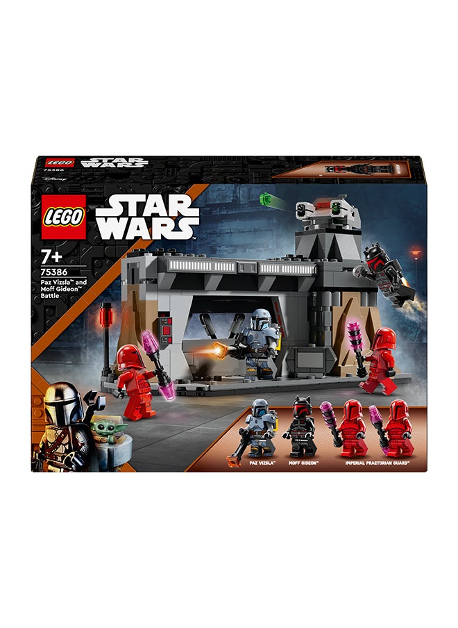 Star Wars: The Mandalorian Paz Vizsla And Moff Gideon Battle, Collectible Brick-Built Playset For Kids, Fantasy Gift Idea For Creative Boys And Girls Aged 7 And Over (289 Pieces) 75386 - pzsku/ZF8B9497FFE3E4578165DZ/45/_/1715862436/684410db-7a07-486d-a822-9480b2bf4ada