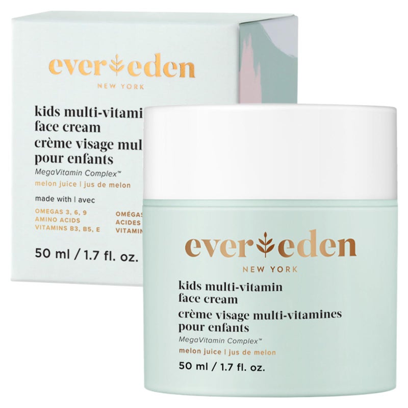 Evereden Kids Face Cream: Melon Juice, 1.7 oz. | Kids Face Lotion | Clean and Non-Toxic Kids Face Moisturizer | Multi-Vitamin Skin Care for Kids - Image 1