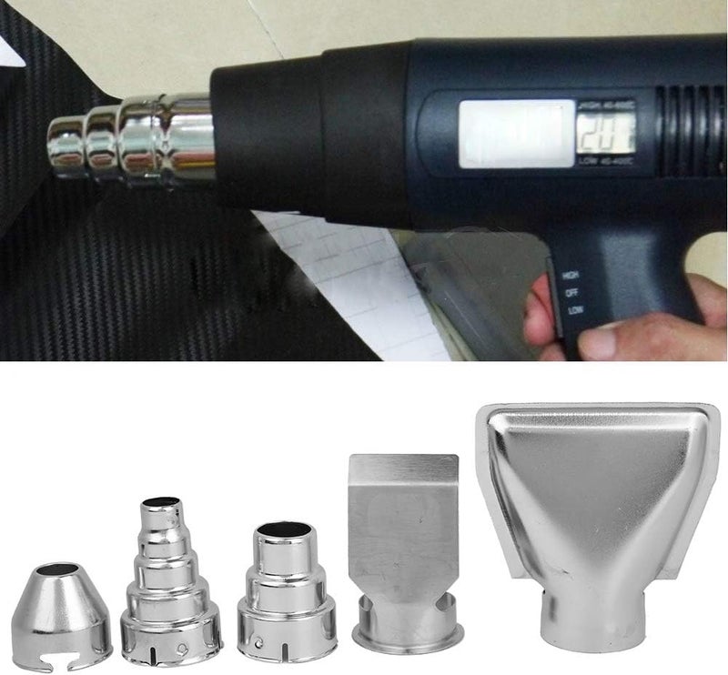 5pcs Hot Air Nozzles Stainless Steel Heat Nozzles Kit for 35mm Diameter Interface Heat Firearm - Image 3
