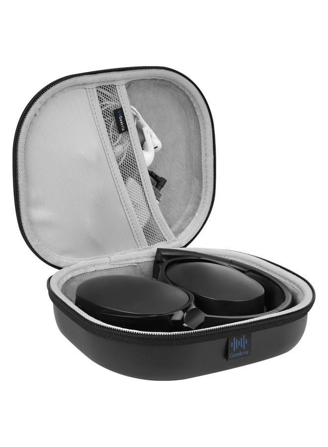 Geekria Shield Headphones Case Compatible with Skullcandy Crusher ANC 2/Evo, Hesh ANC, Replacement Hard Shell Travel Carrying Bag with Cable Storage (Black) - Image 3