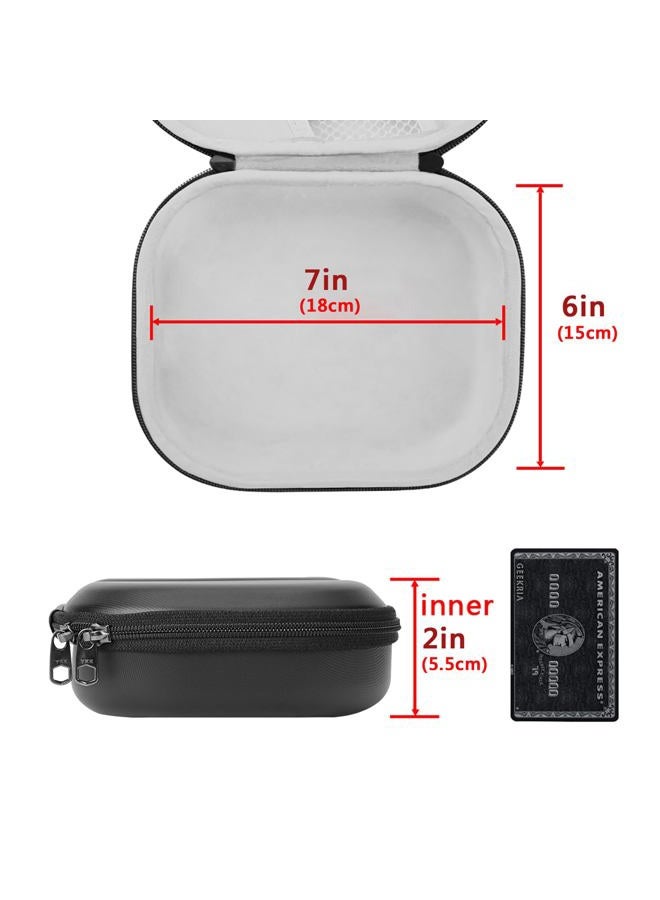 Geekria Shield Headphones Case Compatible with Skullcandy Crusher ANC 2/Evo, Hesh ANC, Replacement Hard Shell Travel Carrying Bag with Cable Storage (Black) - Image 4