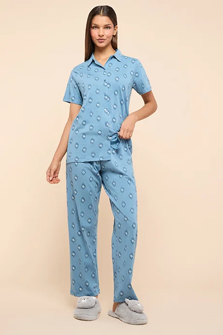 أر أند بي Printed Pyjama Set