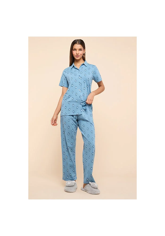 R&b Printed Pyjama Set