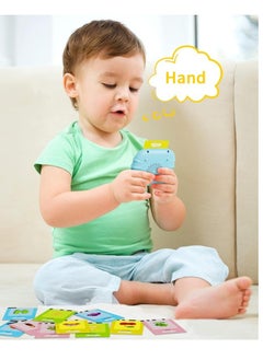 Generic Arabic And English Speaking Flash Cards For Toddlers 1-6 Years, Preschool Educational Toys 224 Words, Audio Flash Cards, Speech Therapy Toys For Autism, Gifts For Boys And Girls 1-5 Years - Arabic And English  - Image 3