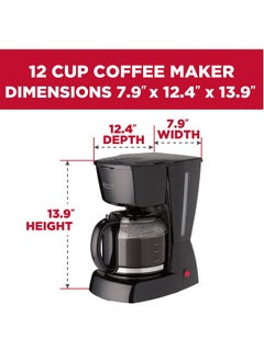 Betty Crocker 12Cup Coffee Maker Black Bc2806Cb  - Image 2