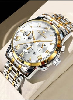 FNGEEN BINBONG 4006 Men Watches Top Brand Luxury Waterproof Date Clock Male Steel Strap Casual Quartz Watch Sports Wrist Watch Men  - Image 1