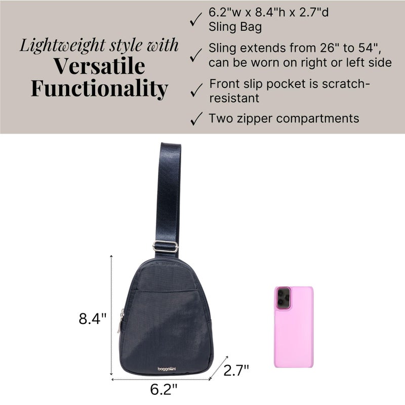 Baggallini Double Zip Mini Sling - Image 5