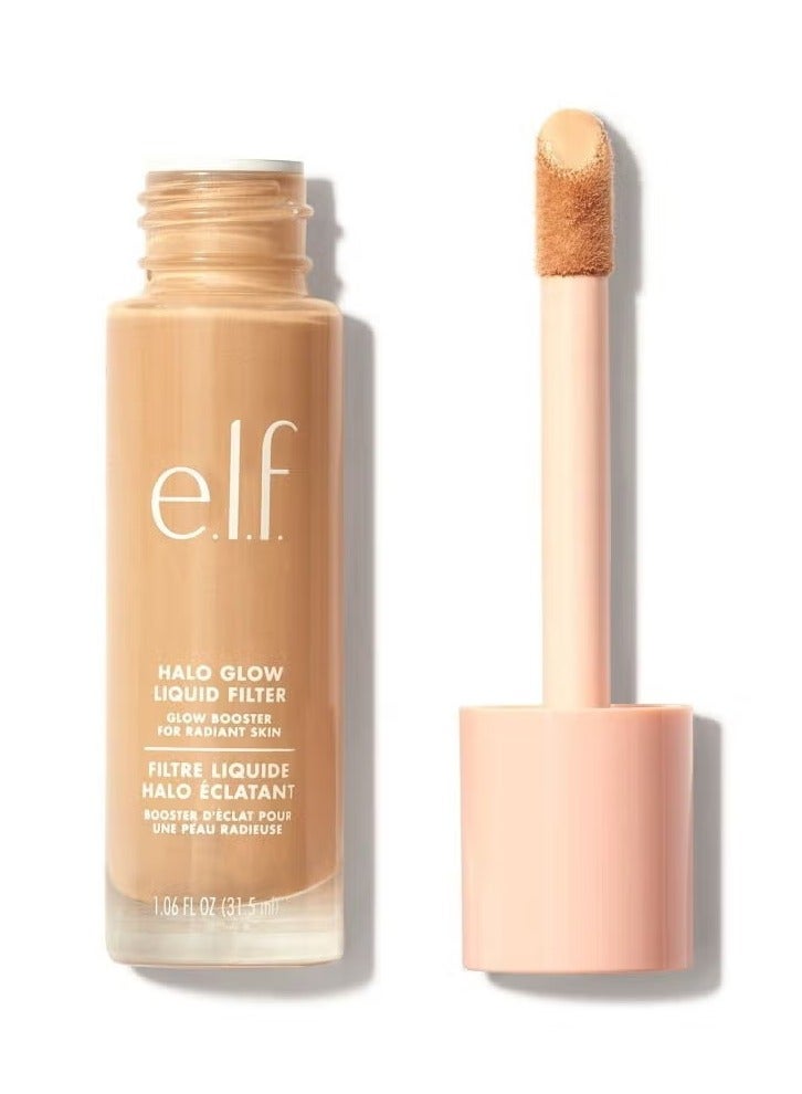 إلف فلتر سائل هالو جلو، معزز للبشرة للحصول على مظهر متوهج وناعم، غني بحمض الهيالورونيك، نباتي 5 متوسط/تان 31.5 مل - Image 1