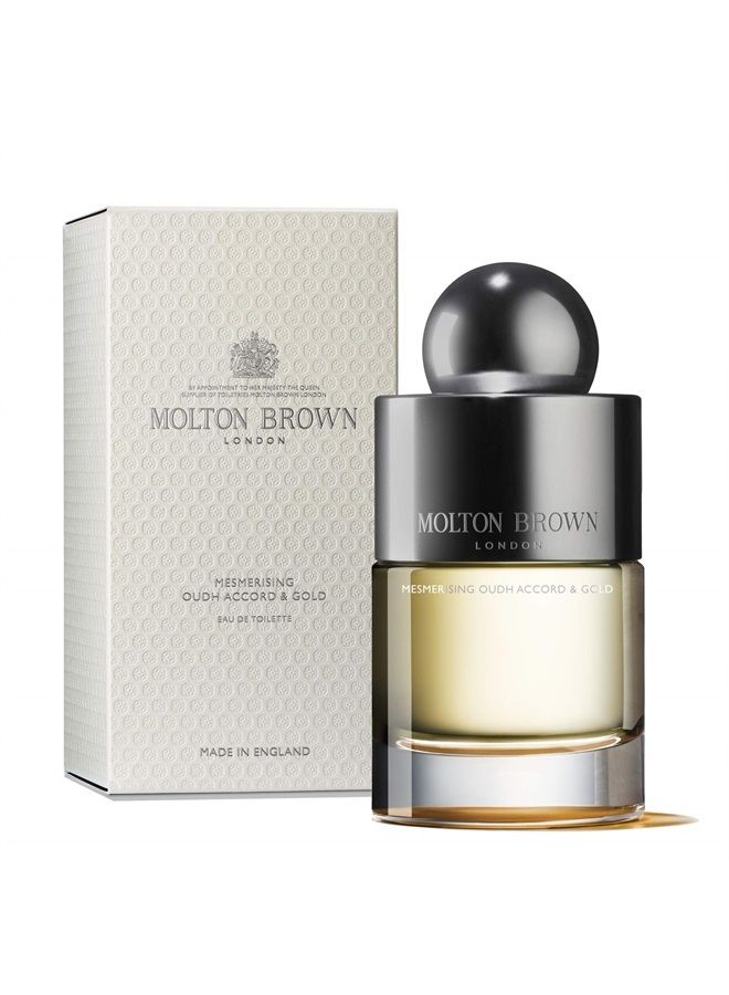 MOLTON BROWN عطر عود مذهل وذهب أو دو تواليت 3.3 أونصة سائلة - Image 1