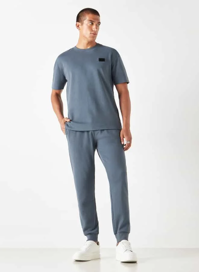 Emperor Emperor Applique Detail T-shirt with Short Sleeves