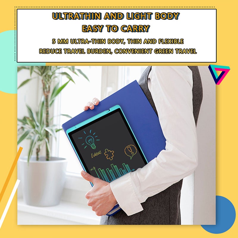 12 Inch LCD Writing Tablet - Eye-protection Environmentally Friendly Ultra-thin Portable Writing Pad for Kids Adults Home Office School - Image 3