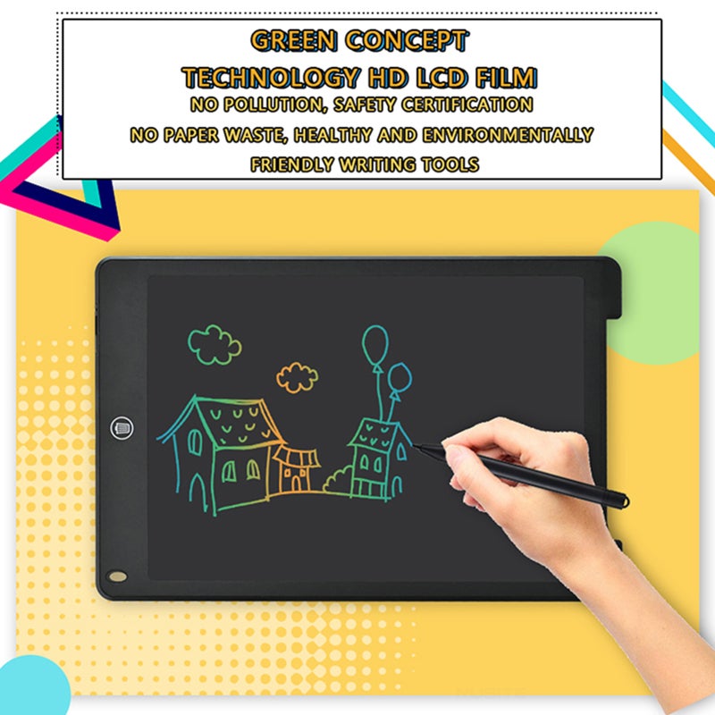 12 Inch LCD Writing Tablet - Eye-protection Environmentally Friendly Ultra-thin Portable Writing Pad for Kids Adults Home Office School - Image 5