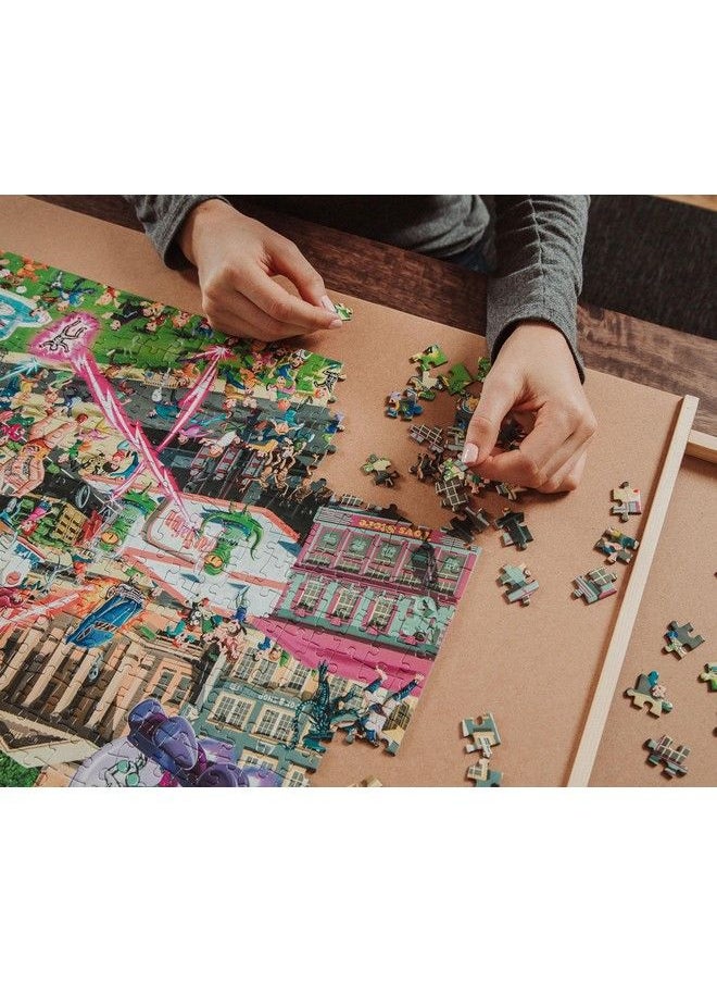 Toynk Alien Attack Scifi Classics 1000Piece Jigsaw Puzzle For Adults ; Interactive Brain Teaser Educational Toys & Games Home Activities Building Kit For Creative Play ; Nostalgic Gifts And Collectibles  - Image 5