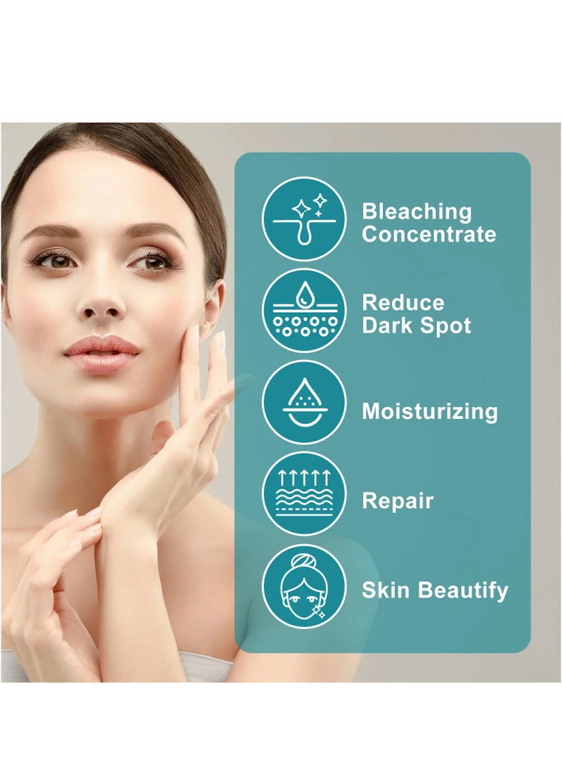 EELHOE كريم تبييض بقع داكنة يزيل النمش ويخفف البقع الداكنة ويوحد لون البشرة ويضيء complexion ويزيل النمش ويعزز الترطيب العميق مصحح البقع الداكنة 20 جرام - Image 4