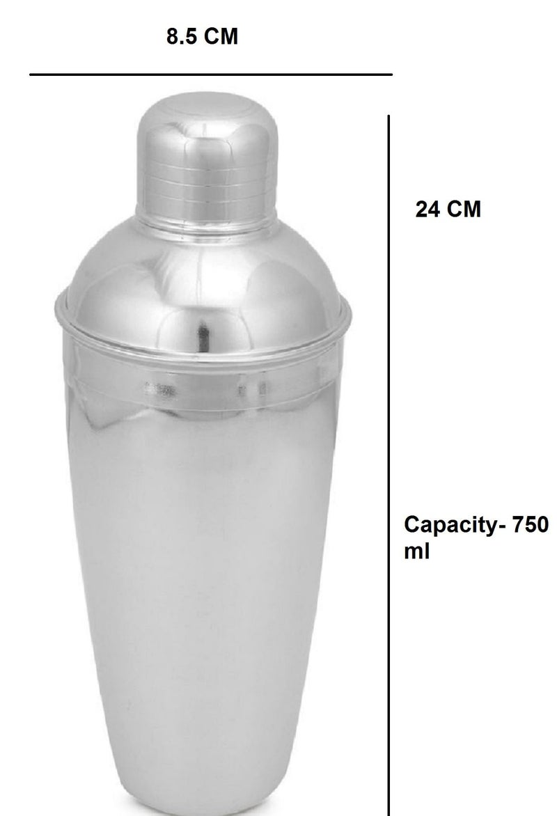 Dynore Delux Stainless Steel Cocktail Shaker - 750 ML - Image 4