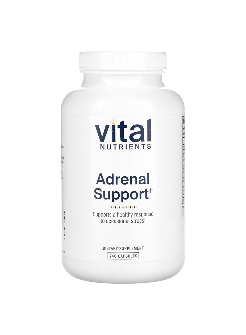 Vital Nutrients Adrenal Support, 240 Capsules