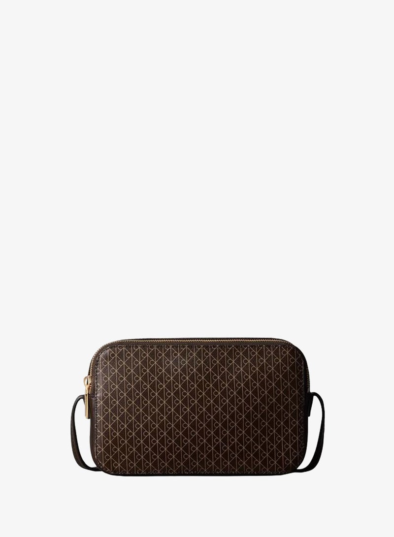 CALVIN KLEIN Allover Emblem Logo Camera Bag - Image 1