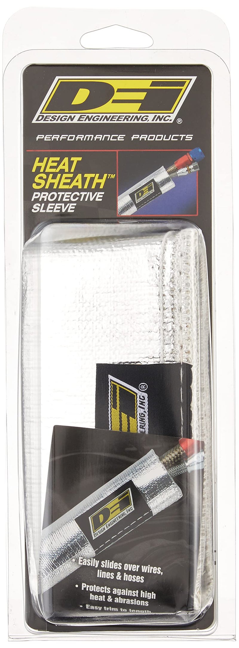 Design Engineering Heat Sheath 1-1/2" I.D. x 3ft Aluminized Sleeving for Ultimate Hi-Temp Protection - Image 5