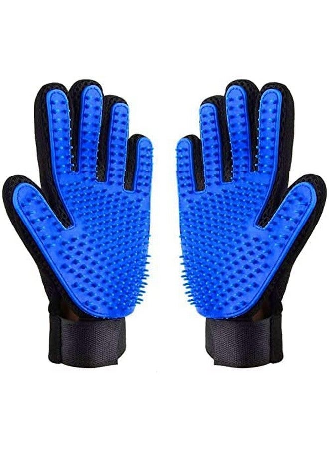 مجموعة من 5 في 1 للعناية بالكلاب، قفاز استحمام + مشط مزدوج الجانب + مقص أظافر + حشو أظافر + فرشاة تنظيف بمقبض خشبي للحيوانات الأليفة للكلاب والقطط - Image 5