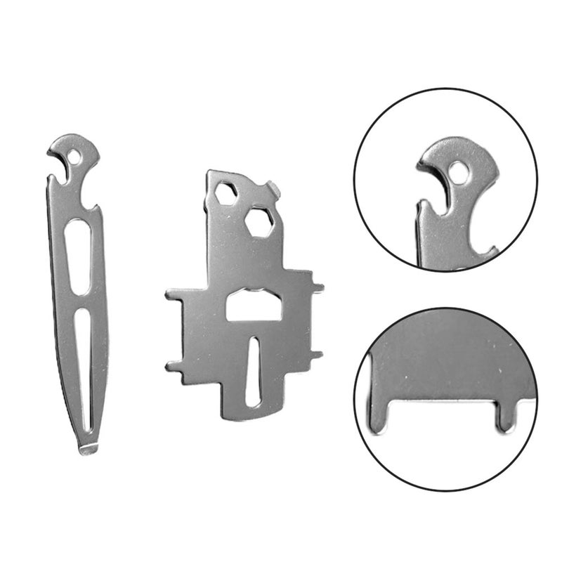 Generic HAIWEN 316 Stainless Steel Boat Deck Key Shackle Key Multi-Tool Bottle Opener Screw Driver Emergency Toolkit Marine RV Accessories (Type: Shackle Key)  - Image 2