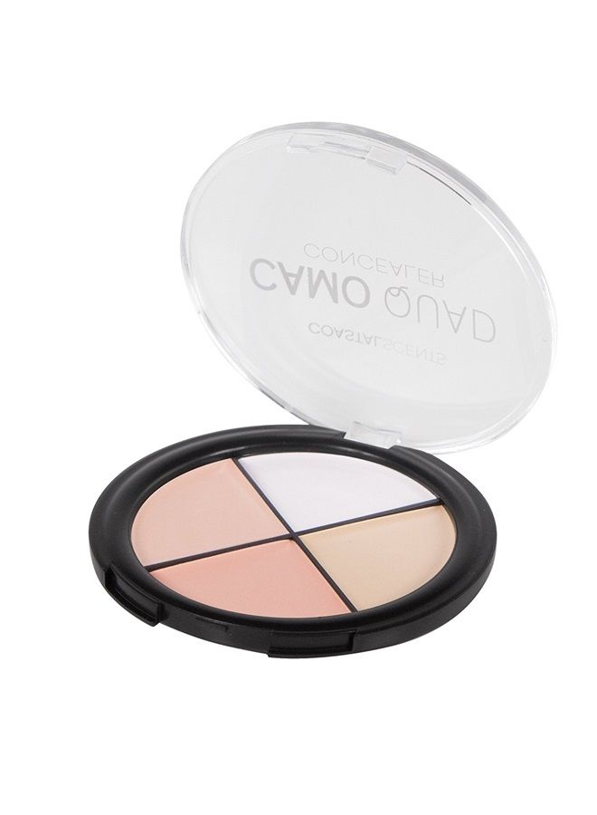 COASTAL SCENTS Camo Quad Concealer Compact, Light - Image 1