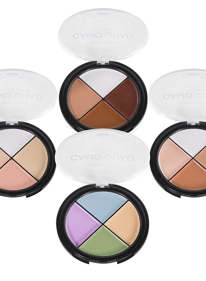 COASTAL SCENTS Camo Quad Concealer Compact, Light - Image 3