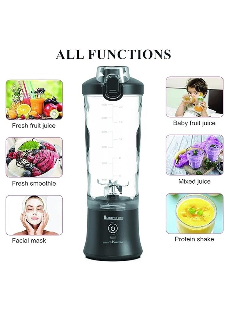Home Pro Blendpro Max 6 Blades Portable Blender - Image 3