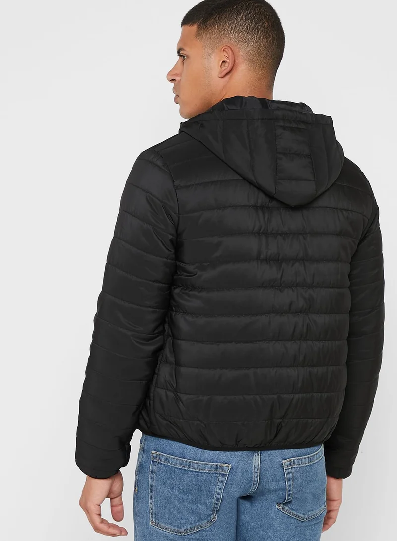 BRAVE SOUL Hooded Padded Jacket