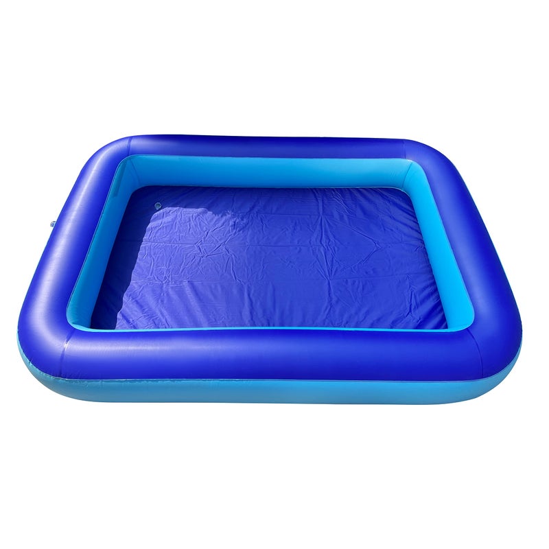 penepico Inflatable Splash Pool for Kids Plastic Wading Pools Outdoor Large Sensory Sand Water Play Pit for Toddlers Kiddie Small Swimming Pool with Air Pump Sand Box Backyard 77539L - Image 3