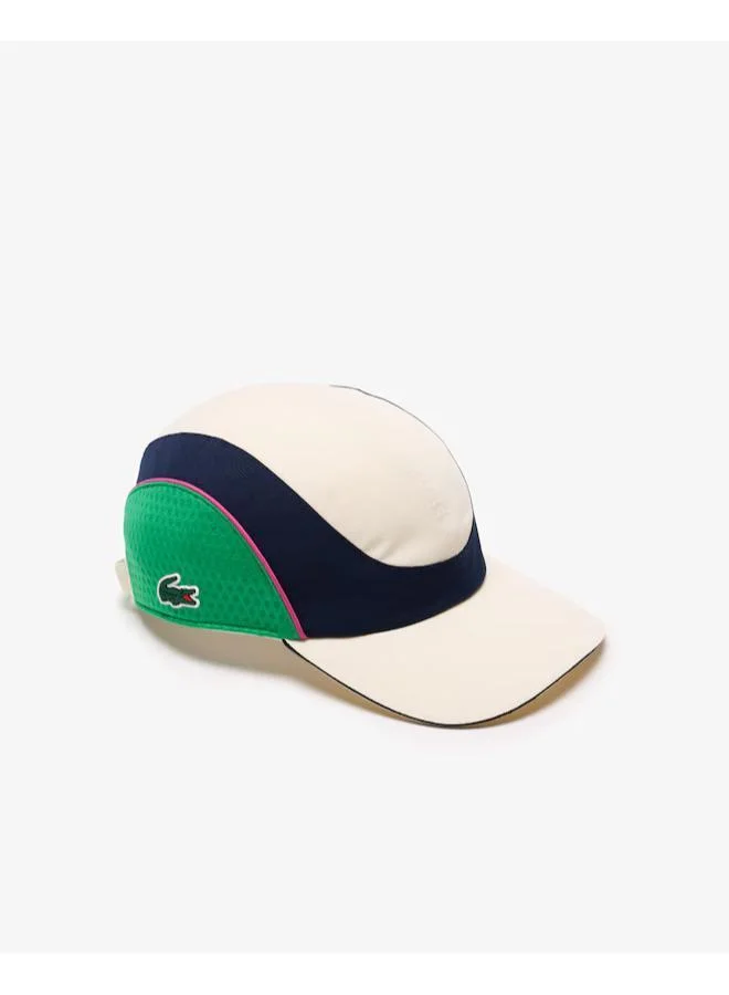 LACOSTE Monogram Curved Peak Cap