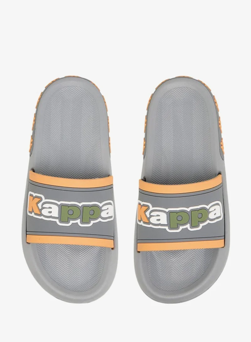 Kappa Boys' Logo Detail Slip-On Slides