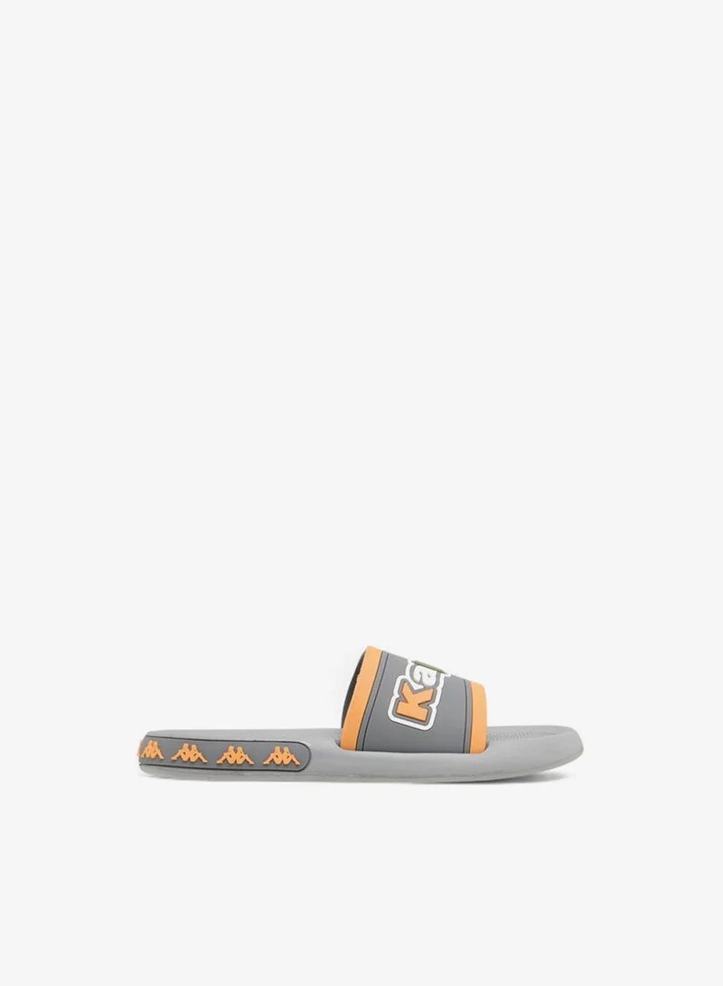 Kappa Boys' Logo Detail Slip-On Slides