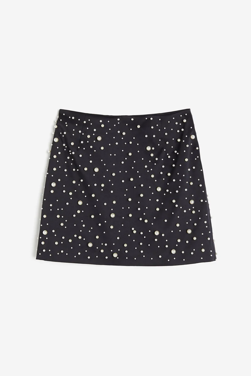 H&M Bead-detail skirt
