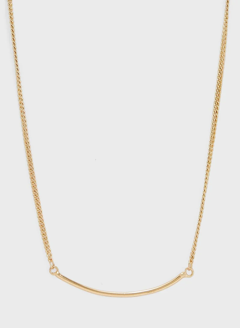 reds revenge 3 In 1 Minimal Bar Necklace Set