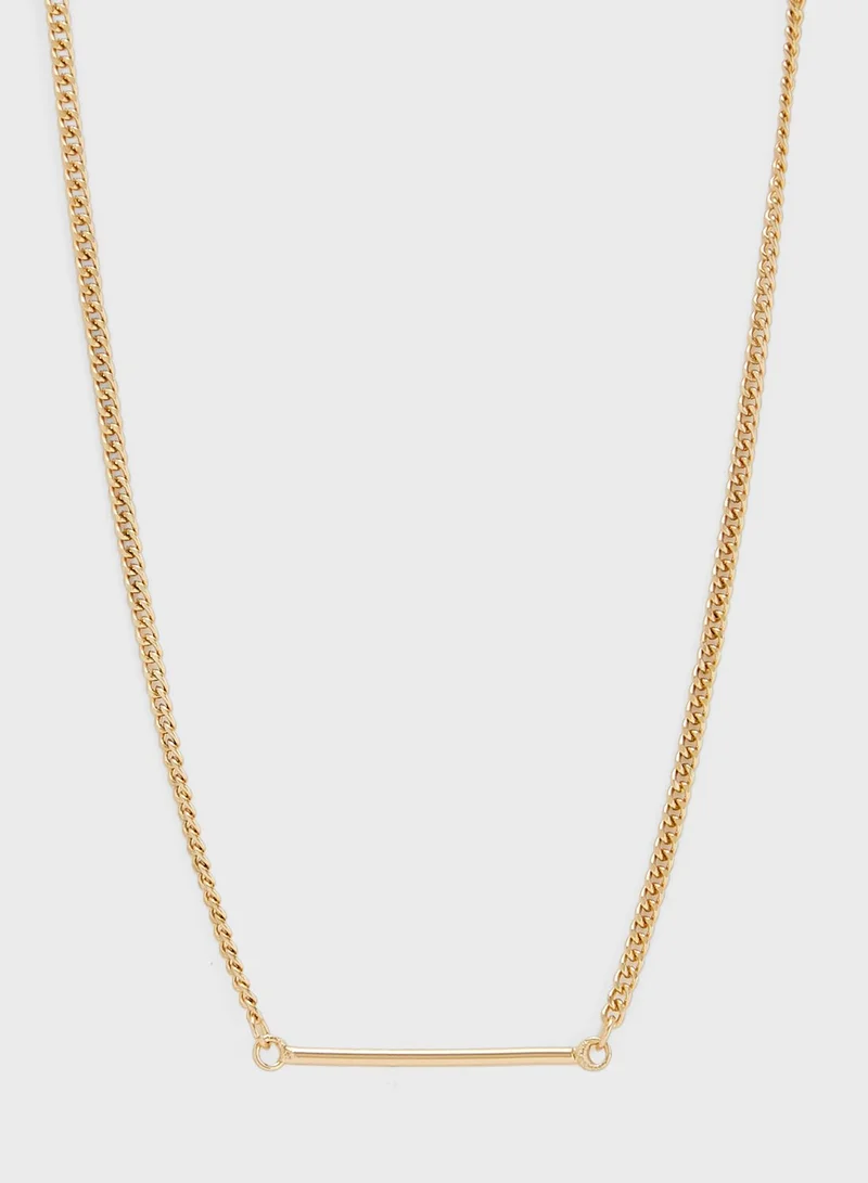reds revenge 3 In 1 Minimal Bar Necklace Set