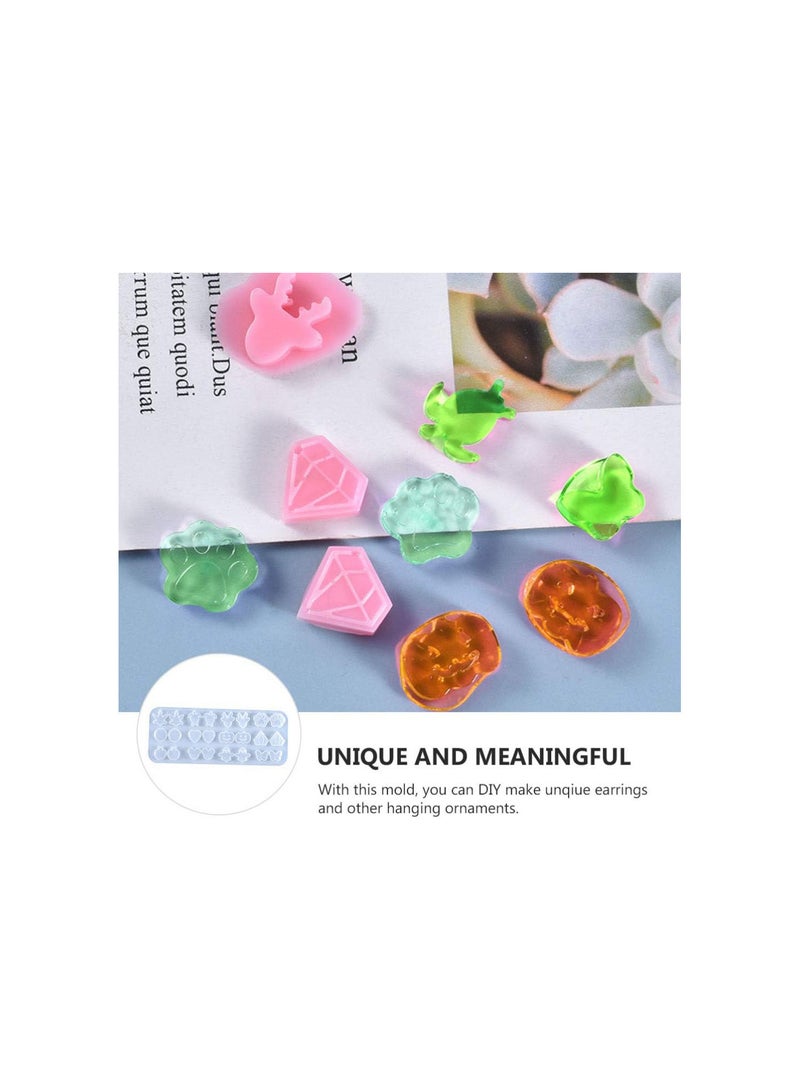 Earring Stud Resin Silicone Molds Resin Charms Casting Mould Stud Earrings Epoxy Resin Charms Casting Mould