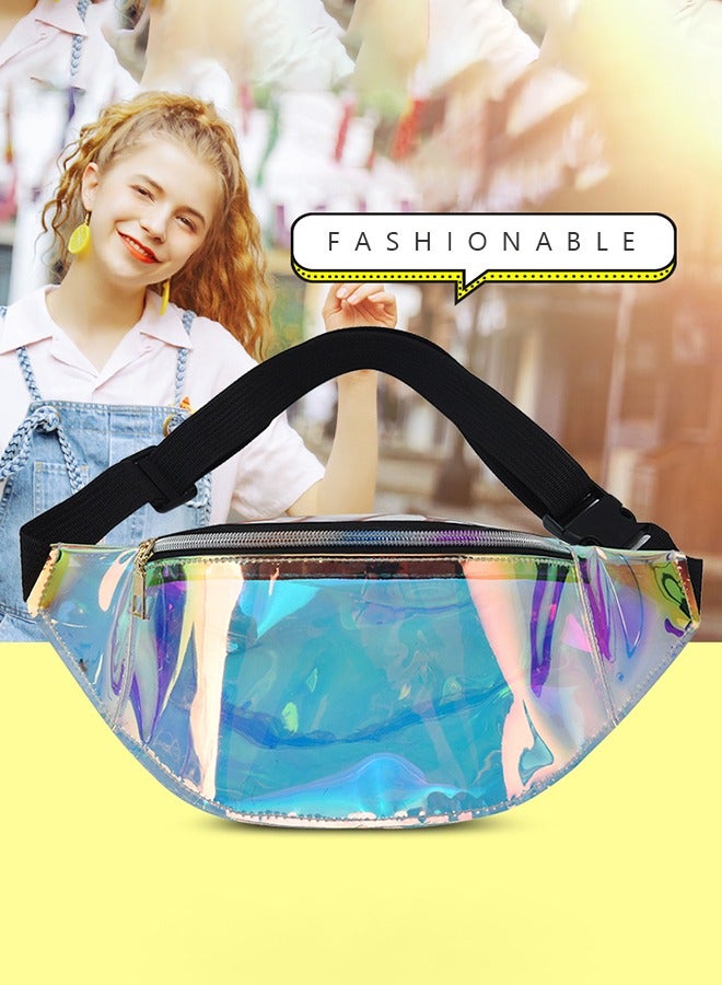 GROIC Multifunctional Waterproof Transparent Waist Bag Adjustable Strap for Work Travel Sporting Event - Image 3